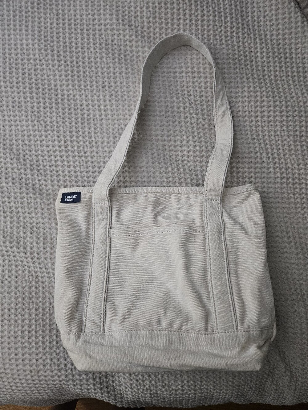 Lands End Canvas Tote With Long Handle